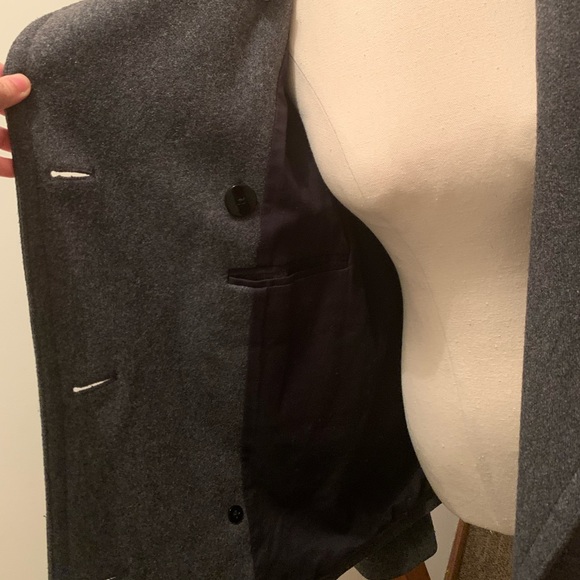 GAP Recycled Wool Grey Coat - Picture 8 of 11